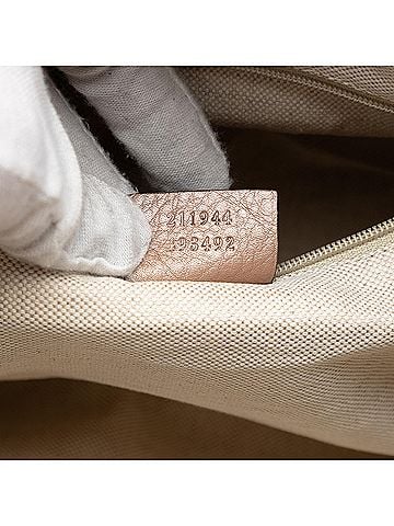 Gucci Medium Metallic Calfskin Sukey Tote (view 2)