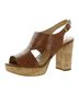 Ralph Lauren 100% Leather 100% Polyurethane Animal Print Brown Sandals Size 9 1/2 - photo 7