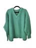 Free People 100% Cotton Green Pullover Sweater Size L - photo 3