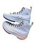 Converse White Multi Color Sneakers Size 10 - photo 2