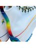 Converse White Multi Color Sneakers Size 10 - photo 5