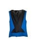 Just Cavalli Blue Black Sleeveless Top Size 12 - photo 2