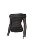 Jonathan Simkhai Standard Black Long Sleeve Top Size S - photo 1