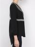 Veronica Beard 100% Silk Black White Silk Top Size 12 - photo 5