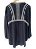 Veronica Beard 100% Silk Black White Silk Top Size 12 - photo 2