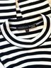 Veronica Beard Stripes Black White Blouse Size L - photo 6
