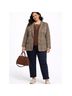 Old Navy Plaid Tan Blue Brown Red Jacket Size 3X - photo 7