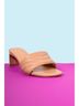 Bamboo Tan Heels Size 8 - photo 4