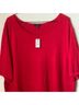 Talbots Red Short Sleeve Blouse Size 2X - photo 4