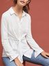 Maeve 100% Cotton White Long Sleeve Top Size XS - photo 4