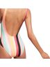 Solid & Striped Stripes Blue Pink One Piece Swimsuit Size L - photo 2