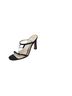 Todd Oldham Black Ivory Heels Size 6 - photo 2