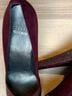 Stuart Weitzman 100% Suede Burgundy Heels Size 8 - photo 9