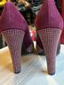 Stuart Weitzman 100% Suede Burgundy Heels Size 8 - photo 7