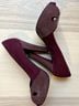 Stuart Weitzman 100% Suede Burgundy Heels Size 8 - photo 4
