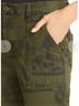 Le Superbe Print Green Black Casual Pants Size 6 - photo 5