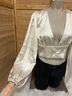 Meshki 100% Polyester Multi Color Long Sleeve Blouse Size L - photo 5