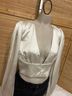 Meshki 100% Polyester Multi Color Long Sleeve Blouse Size L - photo 4