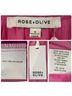 Rose + Olive 100% Polyester Solid Pink Short Sleeve Blouse Size S - photo 6