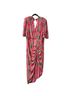 Alexia Admor Floral Pink Green Casual Dress Size L - photo 4