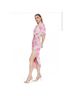 Alexia Admor Floral Pink Green Casual Dress Size L - photo 3