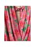 Alexia Admor Floral Pink Green Casual Dress Size L - photo 8
