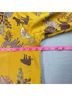 Johnny Was 100% Silk Floral Yellow Blouse Size XL - photo 5