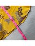 Johnny Was 100% Silk Floral Yellow Blouse Size XL - photo 9