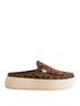 Hey Dude Animal Print Brown Black Mule/Clog Size 8 - photo 1