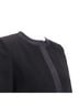 Givenchy 100% Wool Black Givenchy Wool Silk Trim High Low Hem Minimal Classic Jacket Size 10 - photo 2