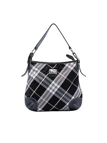 Burberry Supernova Check Canvas Hobo (view 1)