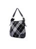 Burberry 100% Canvas Black Supernova Check Canvas Hobo One size - photo 3