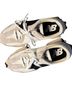 New Balance White Black Sneakers Size 8 1/2 - photo 2