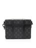 Louis Vuitton 100% Leather Black Louis Vuitton Monogram Eclipse Trunk Messenger One size - photo 4