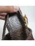 Tory Burch 100% Leather 100% Wood 100% Rubber Snake Print Brown Gold Sandals Size 7 - photo 3