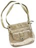 Treviso 100% Canvas Graphic Tan Ivory Crossbody Bag One size - photo 1