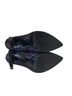 Marian 100% Suede Floral Multi Color Black Ankle Boots Size EU 39 - photo 6
