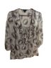 Ann Taylor Animal Print Multi Color Blouse Size M - photo 2