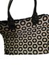 Kate Landry Polka Dots Black Tan Leather Tote One size - photo 2