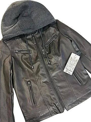 Maralyn & Me Leather Jacket (view 1)