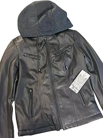 Maralyn & Me Leather Jacket (view 2)