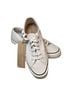 Superga 100% Canvas Solid White Sneakers Size 8 1/2 - photo 1
