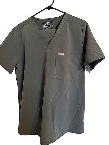 FIGS Short Sleeve Button-Down Shirt (view 1)