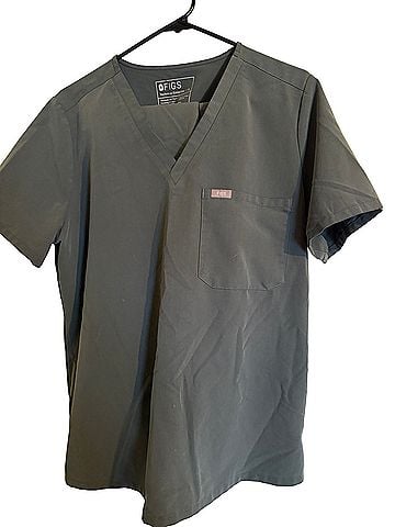 FIGS Short Sleeve Button-Down Shirt (view 2)