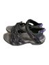 Teva Solid Black Purple Gray Sandals Size 6 - photo 9