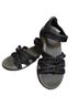 Teva Solid Black Purple Gray Sandals Size 6 - photo 5
