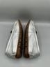 Coach 100% Leather Solid Silver Flats Size 9 - photo 10