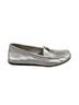 Coach 100% Leather Solid Silver Flats Size 9 - photo 2