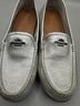 Coach 100% Leather Solid Silver Flats Size 9 - photo 7