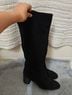 Free People 100% Suede Black Boots Size 9 1/2 - photo 5